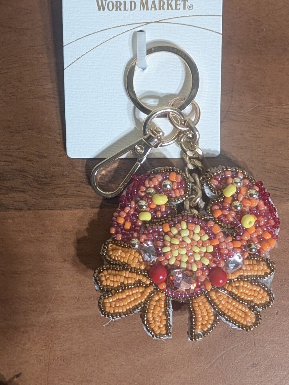 Hand Beaded Bag Charm Lot; 10pcs From World Market - Picture 11 of 16